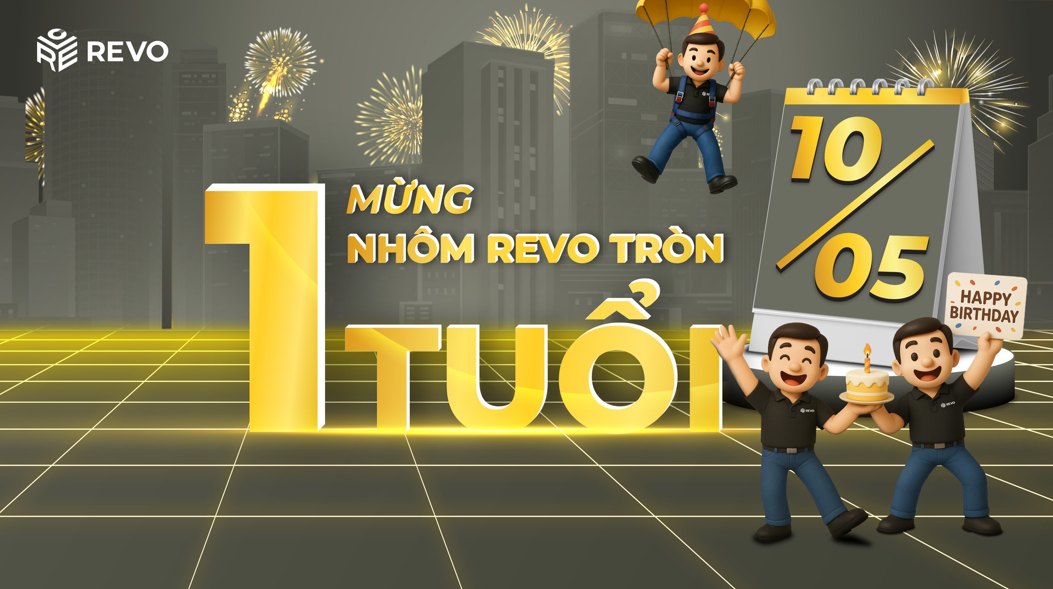 Nhôm revo đón tuổi mới – giữ vững tinh thần cải tiến tạo giá trị